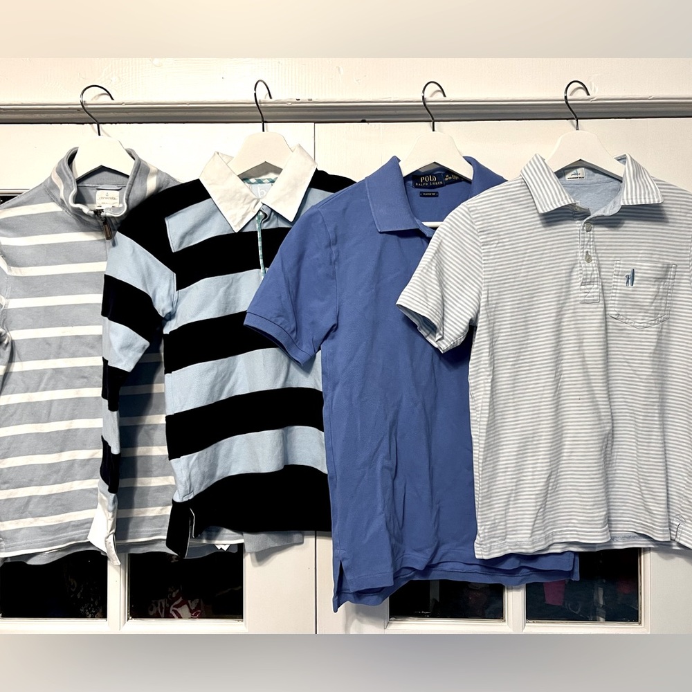 Boys size 10 preppy shirt lot